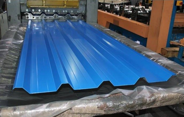 Профнастил Кровільний "Тектум-С" НС-44 RAL 5005 — (синій PE 0,45 мм)