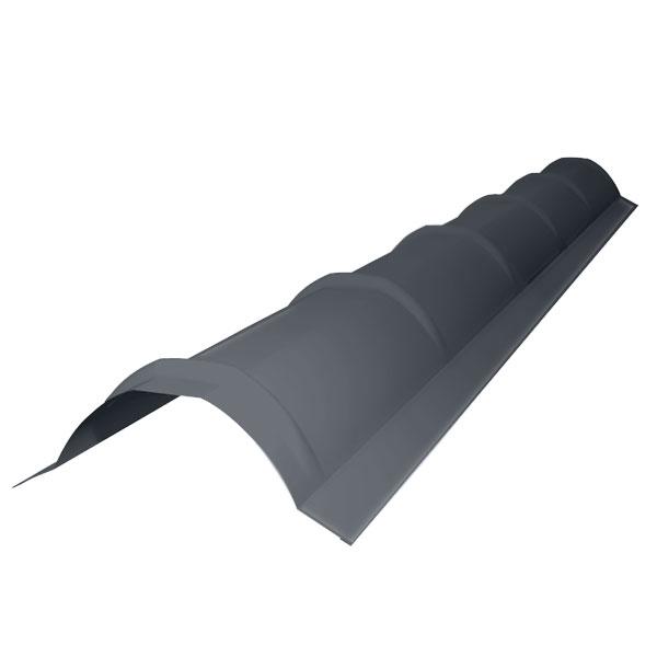 Конек напівкруглий Ruukki 50 plus 0.5 мм RA-1-BRO. - Зображення 6