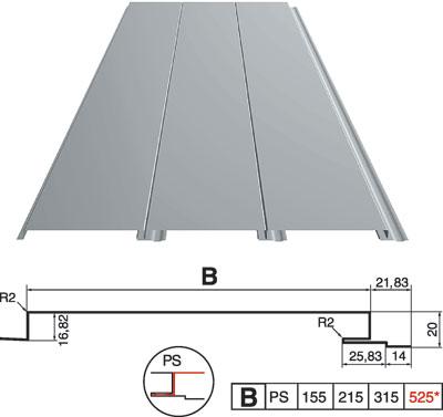 Фасадні PS панелі "Blachy-Pruszynski" 0,7 мм 315 P (Глянець) - Зображення 6