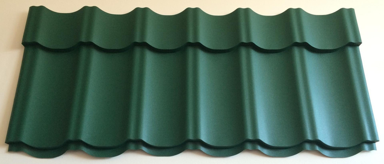 Металочерепиця MAXIMA 0,45 мм PEMA RAL 6005 Словаччина - Зображення 2