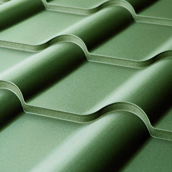 Металочерепиця ⁇ AFINA ⁇ 0,5 RAL 3011 MATT ArcelorMittal - Зображення 3