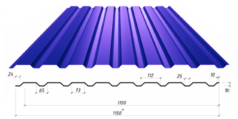 Профнастил ПС — 20 Універсальний ⁇ (кровля,фасад) з полімерним покриттям ⁇ 0,45 мм - Зображення 8