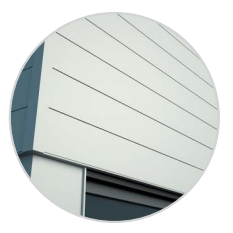 Фасадні панелі Ліберті безшовний 0,5 мм RAL 7024 матовий, Китай "ThermaSteel" - Зображення 3