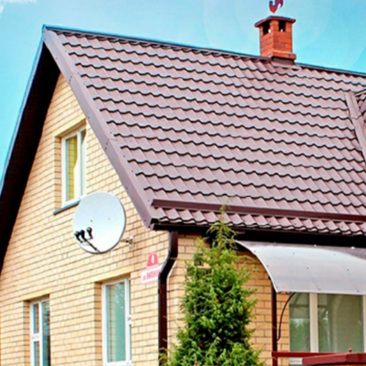 Ruukki Monterrey, Металочерепиця фінська 0,5 мм, Crown BT Ruukki 40 - Зображення 3