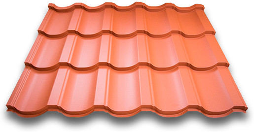 Металочерепиця Modern (Модерн) ArcelorMittal 0,5 Ral 7024 - Зображення 7