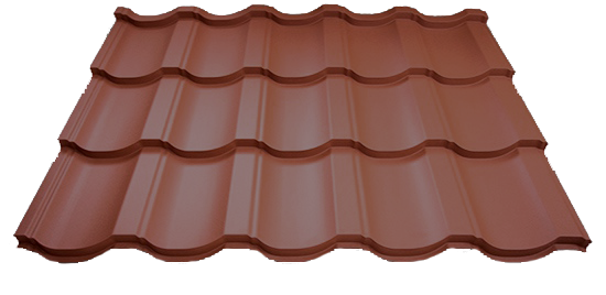 Металочерепиця Modern (Модерн) ArcelorMittal 0,5 Ral 7024 - Зображення 8