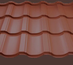 Металочерепиця Modern (Модерн) ArcelorMittal 0,5 Ral 8017 MAT