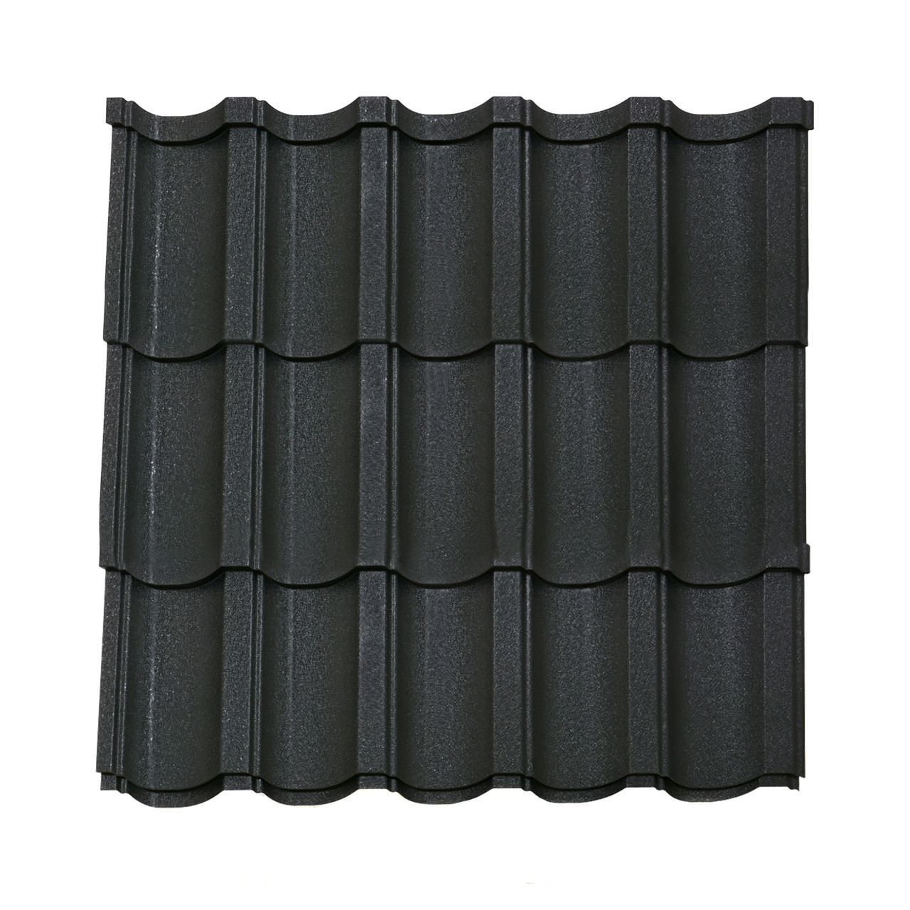 Металочерепиця Modern (Модерн) ArcelorMittal 0,5 Ral 8017 MAT - Зображення 4