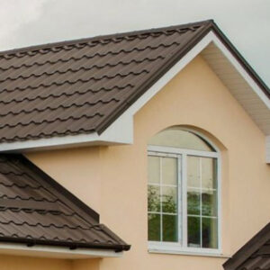 Металочерепиця Антиб 0,45 мм RAL 8017 коричнева