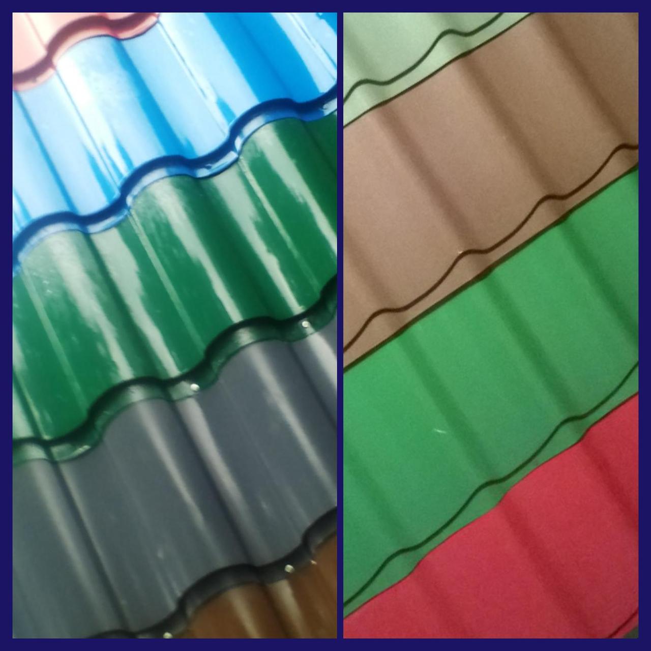 Металочерепиця "Trevizo" Thermasteel, ral 9005 0,45 matt Китай - Зображення 4