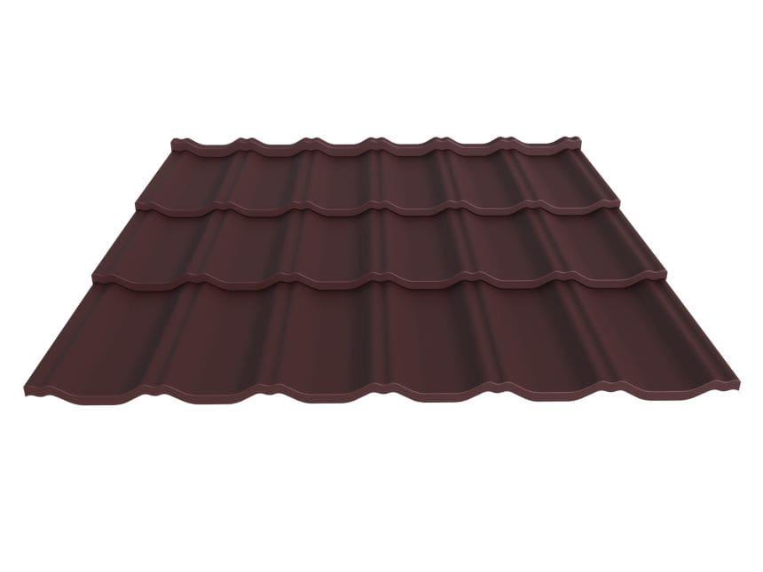 МЕТАЛЛОЧЕРЕПІЦЯ — OMEGA НВН 0,5 мм RAL 8004 МАТ "Arcelor Mittal" Німеччина - Зображення 9