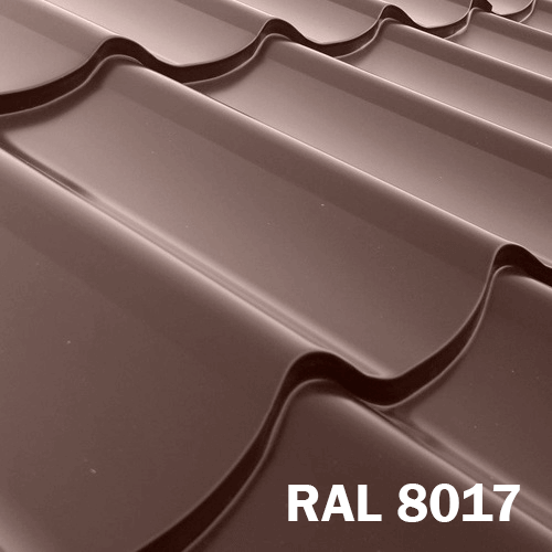 МЕТАЛЕЧЕРЕПІЦЯ DELTA RAL 8017 0,5 мм MAT ArcelorMittal - Зображення 2