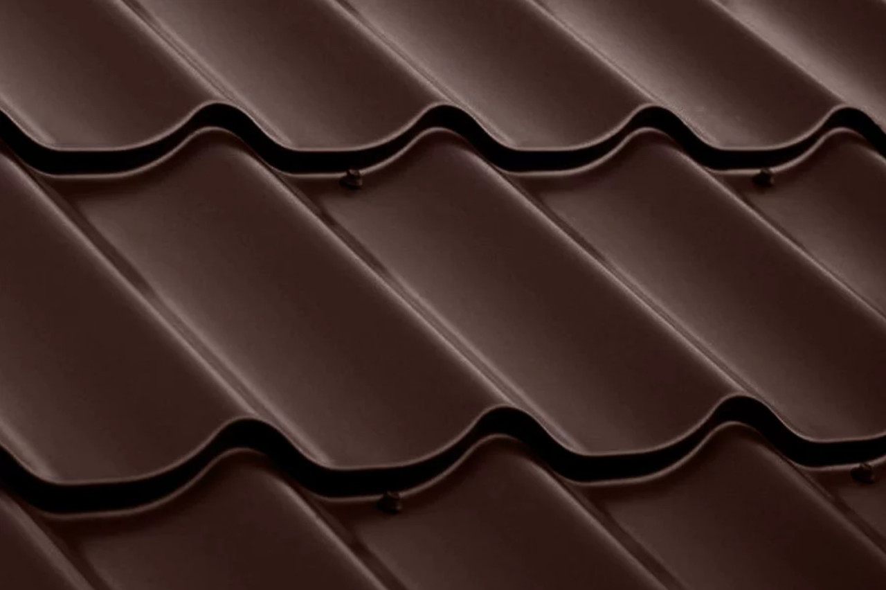 МЕТАЛЕЧЕРЕПІЦА DELTA RAL 3005 0,5 мм MAT ArcelorMittal Польща - Зображення 3
