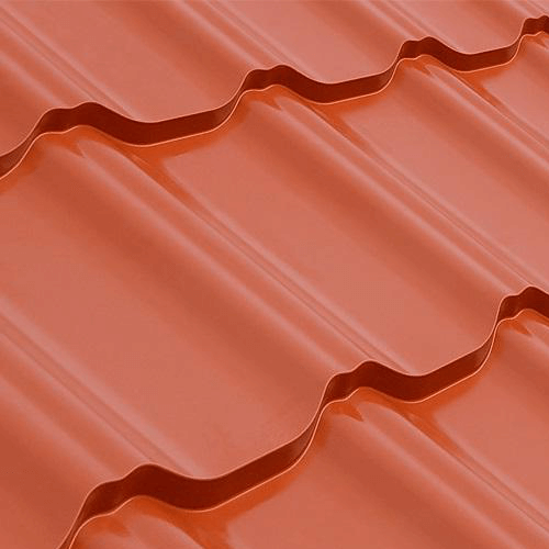 МЕТАЛЛОЧЕРЕПІЦЯ — OMEGA НВН 0,5 мм RAL 8019 МАТ "Arcelor Mittal" Німеччина - Зображення 2