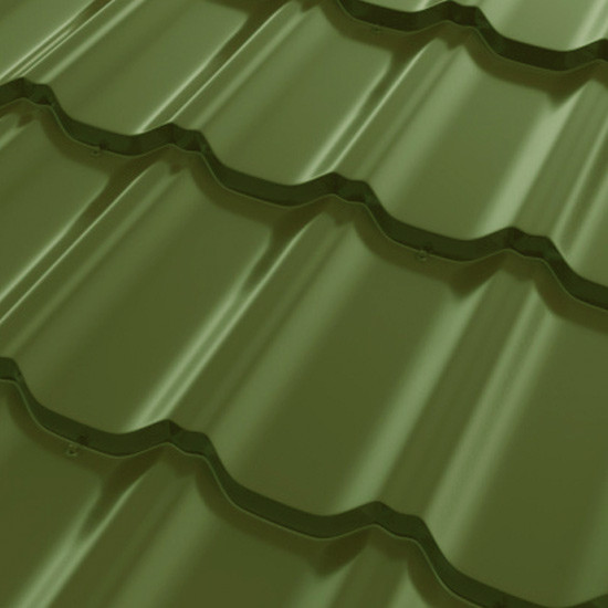 МЕТАЛОЧЕРЕПІЦЯ — OMEGA НВН 0,5 мм RAL 6005 МАТ "Arcelor Mittal" Польща - Зображення 8