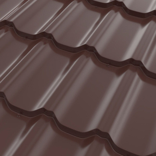 МЕТАЛОЧЕРЕПІЦЯ — OMEGA НВН 0,5 мм RAL 6020 МАТ "Arcelor Mittal" Польща - Зображення 3