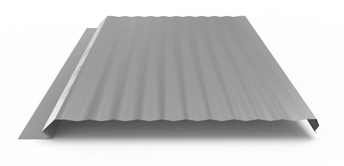 Фасадна Панель ЕвроФАСАД тип В 305 мм 0,5 мм RAL 7024 PEMA ( Польща) - Зображення 6