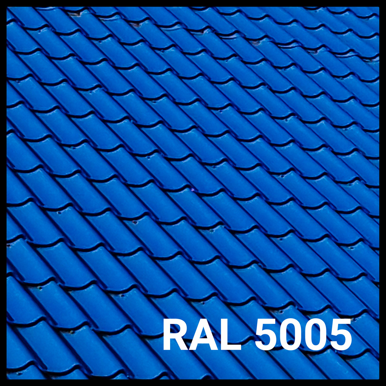 Металочерепиця Сталекс — GRAND PE RAL 5010 (синій) Польща 0,5 мм* ZN-225 - Зображення 3