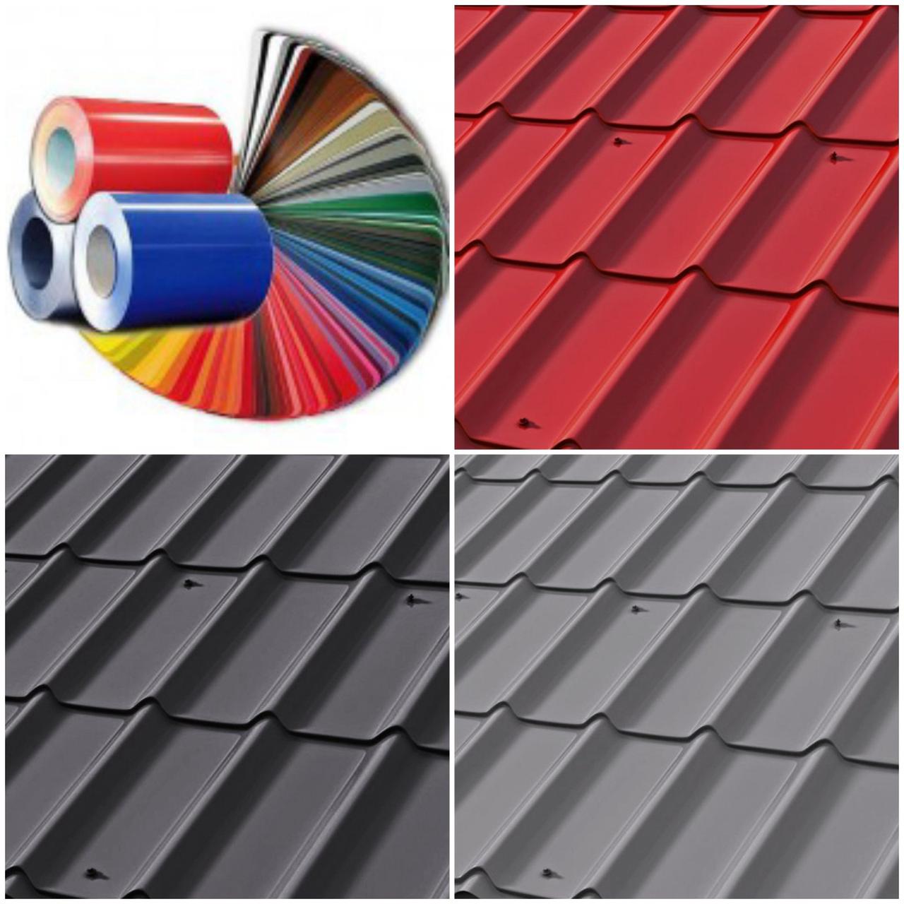 Металочерепиця Rannila DG 4345 PEMA 6005 - Зображення 2