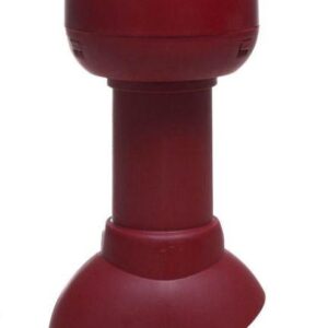 Вентиляційний вихід Vilpe® 110/300 Н + ковпак Червоний