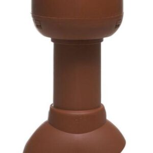 Вентиляційний вихід Vilpe® 110/300 Н + ковпак Цегляний