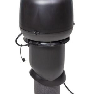 Кровільний вентилятор VIPLE із шумопоглиначем E190Р/125/500 Чорний