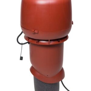 Кровільний вентилятор VIPLE із шумопоглиначем E190Р/125/500 Червоний