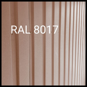 Профнастил ПС 20 коричневий / RAL 8017 / матовий / 0,45 мм