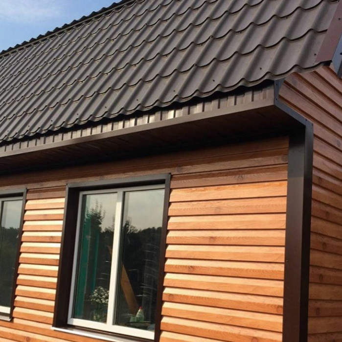 Металосайдинг ⁇ Корабельна Дошка ⁇ Дахсервіс ⁇ Під дерево ⁇ 3-Д ДУБ ⁇ 0,4 мм ⁇ Китай ⁇ - Зображення 2