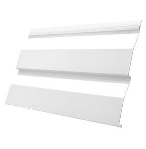 Металосайдинг ⁇ Кораблева дошка ⁇ 0,45 мм ⁇ RAL 9003 білий ⁇ Китай ⁇ - Зображення 2