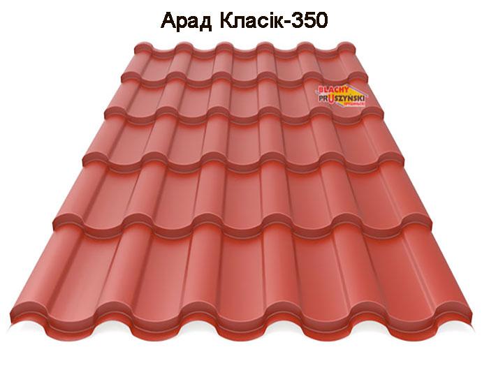 Металочерепиця ARAD Classic PEMA 0.5 мм — Blachy Pruszynski - Зображення 4