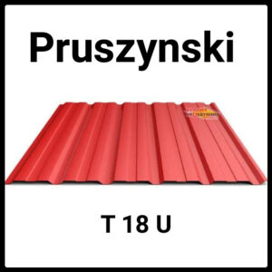 Профнактил для покрівлі Т-18 Blachy Pruszynski ⁇ 0,45 мм ⁇ RAL 7024 PEMA ⁇ Marcegaglia.