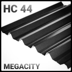 Профнактил НС-44 ⁇ RAL 9005 МАТ ⁇ 0,45 мм ⁇ SeaHSteel ⁇