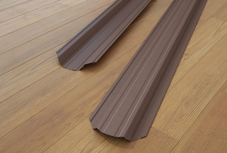 Забір штакетник трапецієподібний металевий зелений двобічний глянець — Матт. - Зображення 5