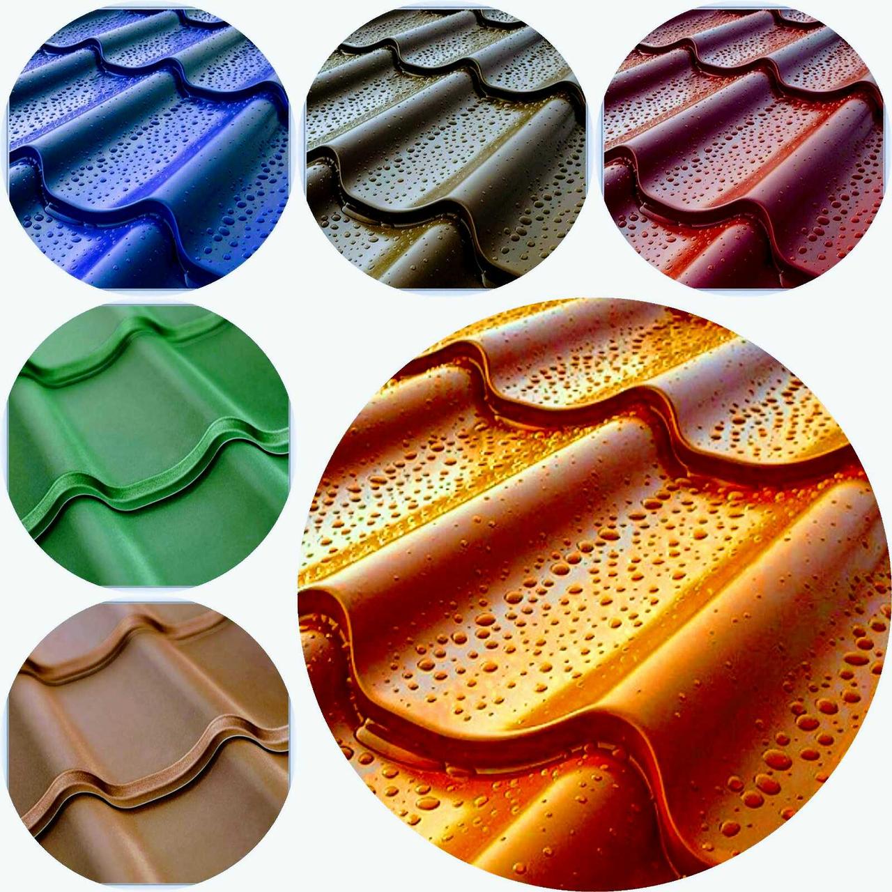 Металочерепиця KapitelSteel RAL 8017 PE 0,5 мм (Бельгія) з доставкою в Дніпр. - Зображення 8