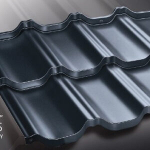 Черепиця модульна BUDMAT ⁇ Venecja ⁇ Х-matt ⁇ графіт