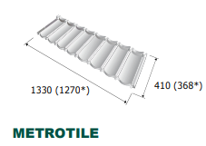 Композитна черепиця Metrotile Bond (Метротайл) Greenstone - Зображення 2