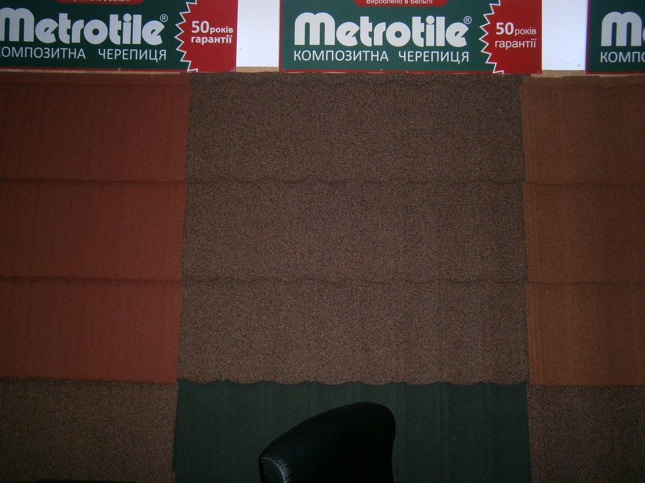 Композитна черепиця Метротайл MetroBond Brown - Зображення 7