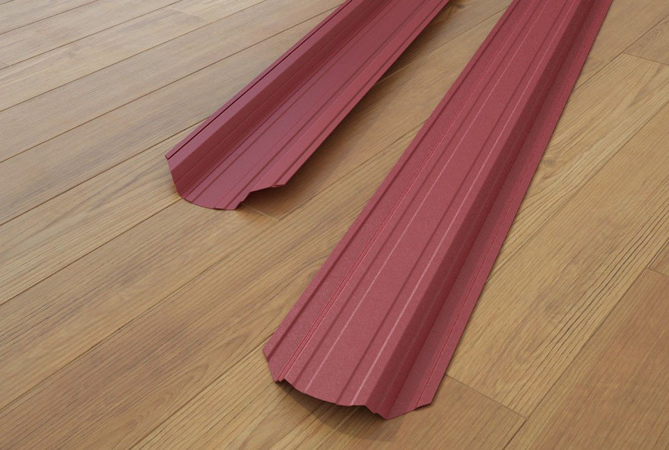 Забір штакетник трапецієподібний металевий зелений двобічний глянець — Матт. - Зображення 4