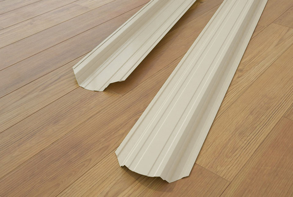 Трапецієподібний штакетник 113 мм двосторонній коричневий. - Зображення 9