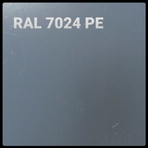 Гладкий лист PE ⁇ 0,7 мм ⁇ RAL 7024 ⁇ EcoSteel ⁇