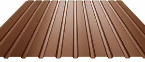 Профнастил НВН С-10 ⁇ 0,45 мм ⁇ RAL 8017 ⁇ MAT ⁇ Словак