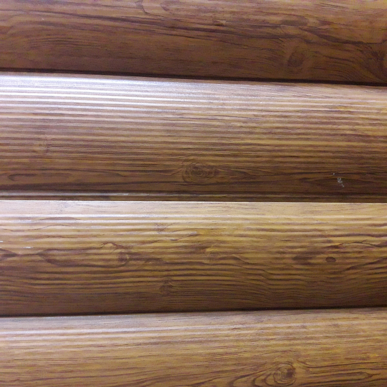 Металосайдинг Блокхаус Золотий Дуб 3-Д "Крапник сталь" Запоріжжя - Зображення 2