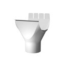 Водоприймач жолоба ruukki 125 мм (сталева водостійка система) - Зображення 2