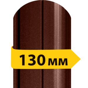 Штакетник матовий поліестер 0,45 мм RAL 8017