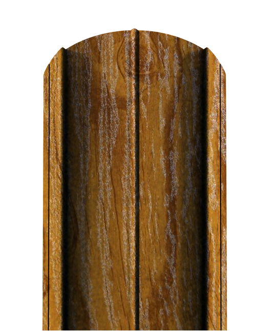 Штакетник двосторонній 3d дерево Дуб - Зображення 2