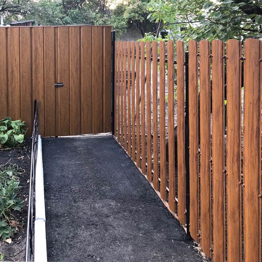 Штакетник двосторонній 3d дерево Дуб - Зображення 3