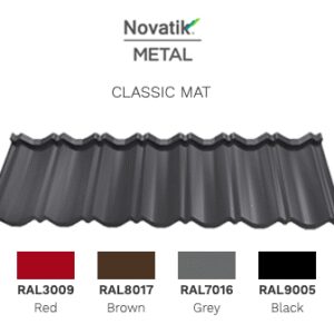 Модульна черепиця Novatik Модуль Classic МАТ (1-модульний) Voestalpine