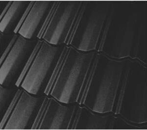 Модульна черепиця Novatik Metal Classic Duo МАТ (2-модульний) Voestalpine 0,5 мм RAL 9004