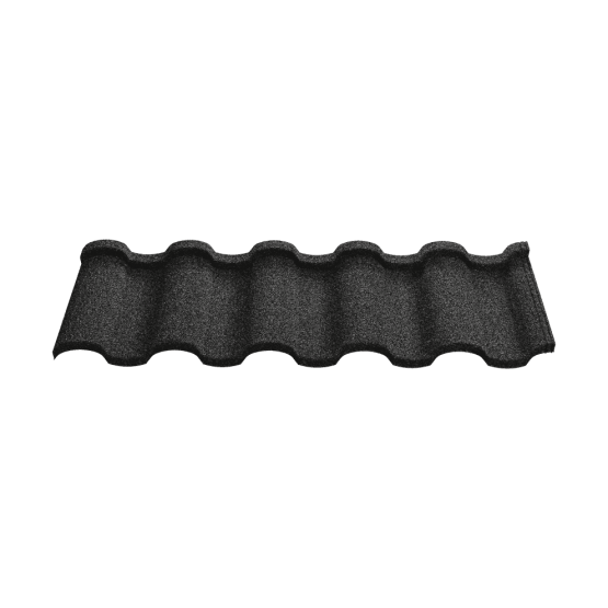 Композитна черепиця Novatik NATURA ROMAN dark moon (чорний)